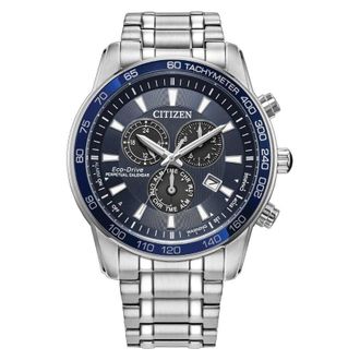 Citizen Classic Chronograph Blue Dial Mens Watch BL5640-59L