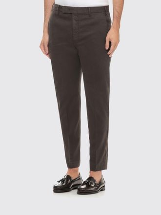 Pantaloni Torino Slim Fit Wool Chino Trousers with Slant Pockets