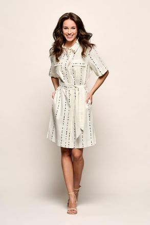 Mart Visser Lexie Print Tuniek Offwhite / Zwart