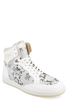 Taft The Rapido Woven High Top Sneaker in White Eden at Nordstrom Rack, Size 10.5
