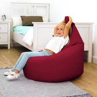 Happers Happers - Puff Butaca Polipiel Granate Infantil