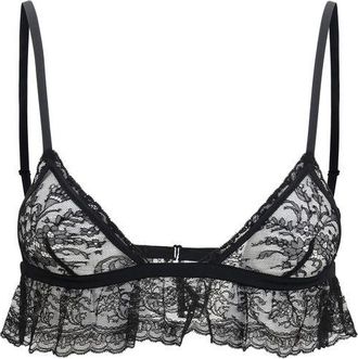 Dolce & Gabbana Black Cotton Womens Bra
