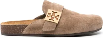 Tory Burch Mellow Suede Leather Slippers-Donna