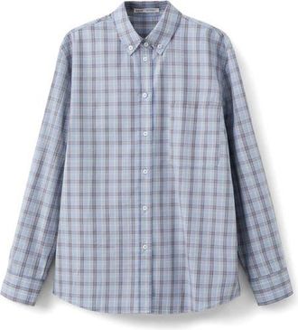 Mango Camisa Plaid Shirt in Blue at Nordstrom, Size 4