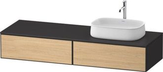 Duravit Zencha Mueble Bajo Lavabo, 1600x550mm, 2 Salidas, 1 - Duravit