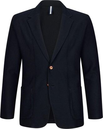 Profuomo Jassen, Heren, Blauw, S, Leer, Blazer