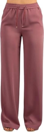 Herno Broeken, Dames, Roze, M, Wijde broek