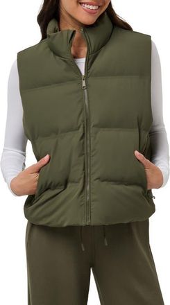 Travis Mathew Moontide Quilted Vest in Grape Leaf at Nordstrom, Size X-Large