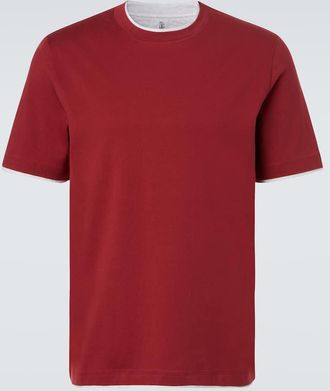 Brunello Cucinelli T-shirt in jersey di cotone