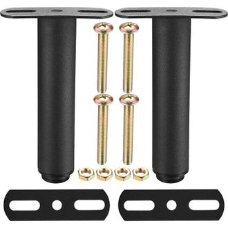 OEM Patas Ajustables Para Cama De 18 A 33 Cm, Patas Retr&aacute;ctiles Para Muebles, Patas De Mesa, Patas Met&aacute;licas En Forma De T, Soporte Para Armaz&oacute;n De Cama, 