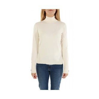Marella Truien & Vesten, Dames, Beige, L, Turtleneck Trui