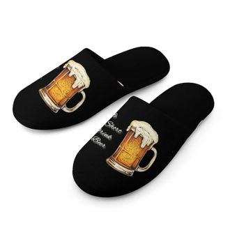 Generic Life Is To Short To Drink Bad Beer Mens House Slippers Slip Indoor Slipper On Shoes Warm Outdoor