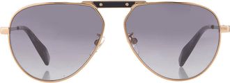 Chopard Grey Gradient Pilot Unisex Sunglasses SCHF80 08FF 60