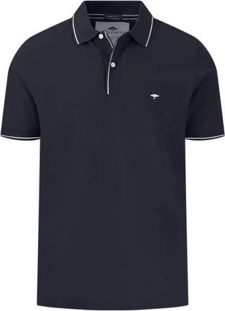 Fynch-Hatton Heren, Tops, Blauw, Maat: L Katoen