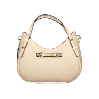 Guess Beige Polyurethane Woman Womens Handbag