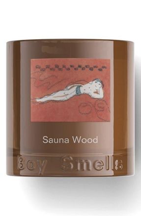 Boy Smells Sauna Wood Candle at Nordstrom