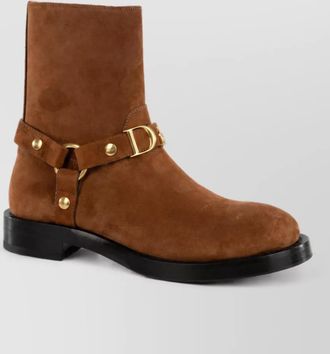 Dior leather ankle boots