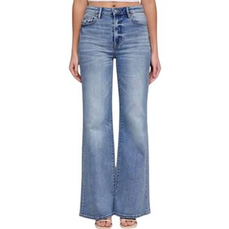 Hidden Jeans Happi Flare Jeans In Medium Vintage Wash