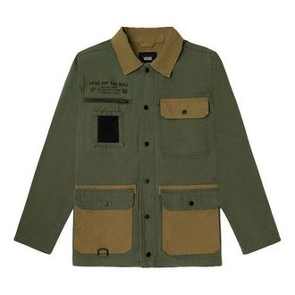 Vans Splicing Cargo COACH Jacket Military Green VN0A4RQ4Z5E