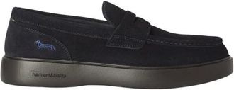 Harmont & Blaine Mocassino Slip-on - Heren - Schoenen - Blauw - Maat: 40 EU Leer