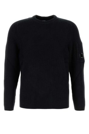 C.P. Company C. P. Company Midnight Blue Cotton Blend Sweater
