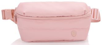 Heys G&uuml;rteltasche HEYS The Puffer Waist Bag, Damen, Gr. B/H/T: 15cm x 24cm x 6,5cm, rosa (rose), Polyester, Polyurethan (PU), Taschen G&uuml;rteltasche, H&uuml;fttas