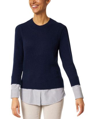 BROCHU WALKER Eton Wool & Cashmere-Blend Sweater