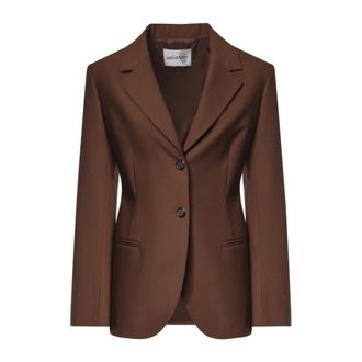 ottod'Ame Blazer entallado de botonadura sencilla - Jackets - Mujer - Marr&oacute;n - 2XS