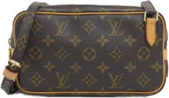 Louis Vuitton Pre-owned Cross Body Bags, female, Brown, Size: ONE SIZE Pre-owned Canvas louis-vuitton-bags
