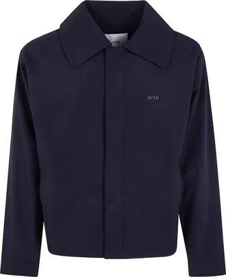 Arte Big Collar Nylon Jacket