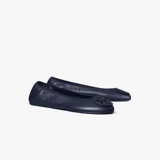 Tory Burch Womens Reva Travel Ballet, size 4.5