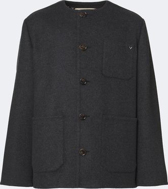 Valentino Garavani Chaqueta de lana con VGold