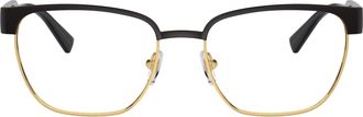 Versace 0ve1264 Square Metal Frame Eyeglasses
