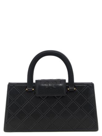Tory Burch Fleming East-West Tote Bag Black