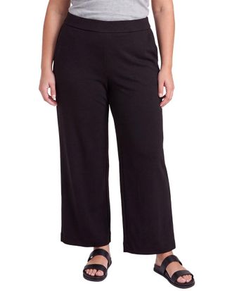 Anne Klein Plus Wide Leg Crop Pant