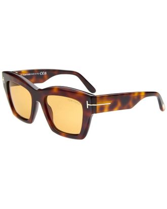 Tom Ford Womens Luna 52Mm Sunglasses