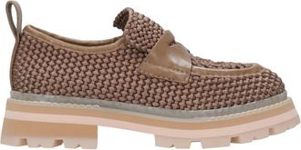 Ash Beige leren instapsandalen - Dames - Loafers - Beige - 37 EU - Leer - Schoenen