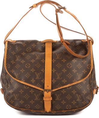 Louis Vuitton Pre-owned Womens Saumur GM Shoulder Bag - Brown - One Size