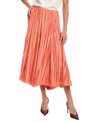 Vince Crinkle Paneled Maxi Skirt