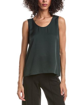 Theory Sculpted Straight Shell Silk Top