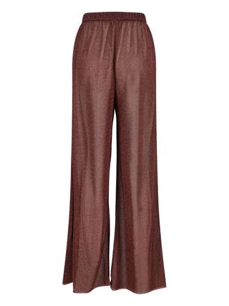 Os&eacute;ree Womens Trousers Brown Polyamide