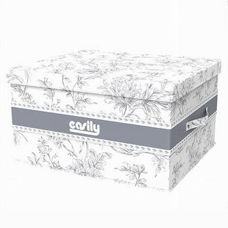 Trade Shop Trade Shop - Box Portatutto Scatola Salvaspazio Contenitore Organizer 55x42x30cm Fantasia 87323