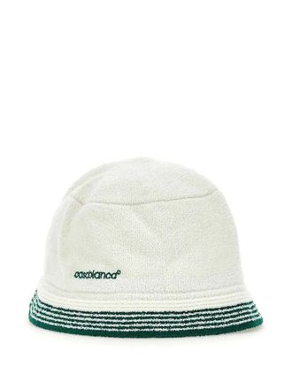 Casablanca terrycloth bucket hat - men - Polyamide/Polyester/Cotton - XXXS - White