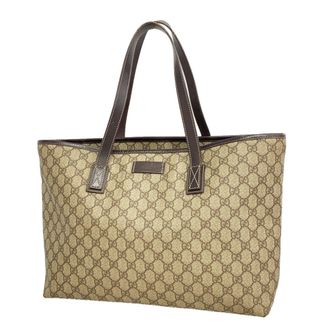 Gucci Brown Pvc Tote Bag (Pre-Owned)