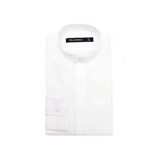 Karl Lagerfeld Heren, Overhemden, Wit, Maat: 2XL