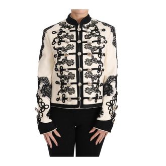 Dolce & Gabbana Dames, Jassen, Wit, Maat: 3XS Wol