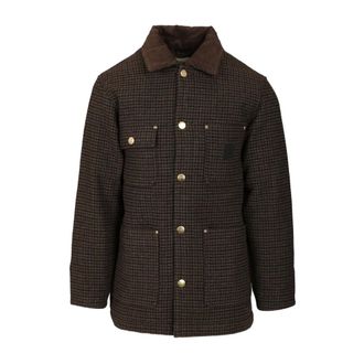 Carhartt Work in Progress Lowis Chore Coat - male - Carhartt Wip - Light Jackets - Brown - S - Jackets