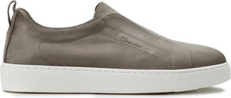 Santoni Instapper Sneaker - Heren - Sneakers - Grijs - 42 EU - Su&egrave;de - Schoenen