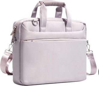 Generic Laptop Bag Laptop Shoulder Bag 13.3 14 15.6 Inch Notebook Messenger Handbags Waterproof Computer Handbag Briefcase For Men(Pink purple,15.4 to 16 inch