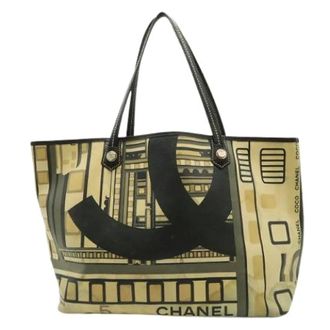 Chanel Pre-owned Central Station PVC Tote Bag - Pre-owned - Mujer - Beige - ONE SIZE
